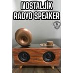 SOFRİVA Bluetooth Hoparlör Ahşap Klasik Retro Gramofon Bluetooth Müzik Kutusu - RFIOVS9272-9625
