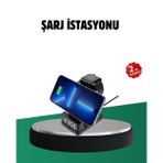 SOFRİVA Kablosuz Şarjlı Dijital Masa Saati – 3 Parlaklık Seviyeli LED Hızlı Şarj Uyu - RFIOVS1394-9