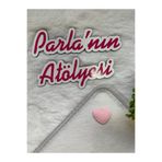 SOFT 0-3 yaş az saçlı ve saçsız bebek tokası pembe kadife kalp