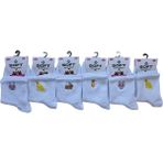 Soft 6'lı Dikişsiz Bayan Nakışlı Kolej Çorap - 36 - 40 - 00A-Beyaz