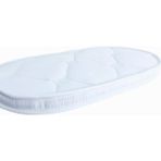 Soft Bed 60 x 95 x 8 Havlu Kumaş Oval Beşik Yatagı - 60 x 95 x 8 cm - Beyaz