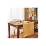 Soft Bella Keten Runner - Hardal - 50X140 Cm
