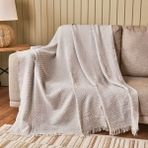 Soft Bety Koltuk Örtüsü - Gri - 130X170 cm - 1,5 x 0,7 m - Çok Renkli
