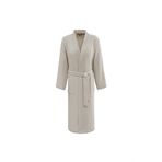 Soft Cotton Soft Pique Kimono Bornoz Bej L