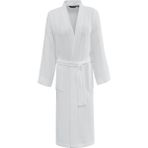 Soft Cotton Soft Pique Kimono Bornoz Beyaz L