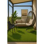 SOFT DECOR 7mm PVC Çim Halı Bahçe Balkon ve Teras Zemin Kaplaması