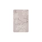 Soft Dertsiz Yaprak Desenli Pvc Masa Örtüsü - Gri - 140X200 Cm