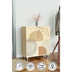 Soft Design 4 Raflı Ayakkabılık Antre Hol Çok Amaçlı Ayakkabı Dolabı
