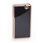 Soft Flame Siyah-Gold Düz Metal Çakmak - TR7904