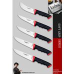 Soft Grip Mutfak Bıçak Seti Et Ekmek Sebze Bıçağı 5 Li Set Günlük Kullanım (Mtf-784)