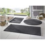Soft Halı 3'lü Banyo Halısı Peluş Post Halı Klozet Takımı 100X60 60X40 (60X60 Yuvarlak)