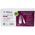 Soft Jel Takma Tırnak - Stilletto (FULL MAT) 550' Li - 23