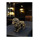 SOFT Kabartmalı Aslan Figürü / Ev Ofis Dekorasyon Eşyası Biblo 13cm