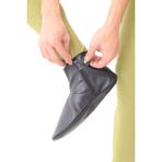 Soft Mest Hakiki Oğlak Derisi Astarsız ve Fermuarlı Mest - Siyah - 37 - 38