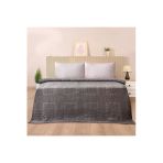 Soft Nako Çift Kişilik Yatak Örtüsü - Gri - 220X240 Cm