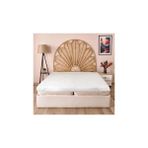 Soft Nando Basic Çift Kişilik Lastikli Alez - Beyaz - 160X200 cm - 35 x 45 cm - Çok Renkli