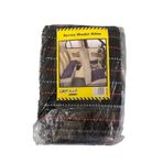 Soft Oto Oto Koltuk Serme Kilim 3”lü Takım Kırmızı & Beyaz Çizgili Emniyet Kemer Tokası Hediyeli