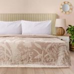 Soft Palmyra Çift Kişilik Müslin Pike - Bej - 230X240 Cm