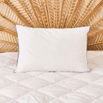 Soft Pamuk Microjel Yastık - Beyaz - 50X70 cm - 10 x 30 cm - Çok Renkli