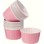 Soft Pastel Pembe Muffin Cupcake Kalıbı Kek Kapsülü, Muffin Kek Kalıbı, Airfryer Uyumlu