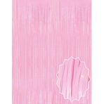 Soft Pembe Püsküllü Kapı Perdesi - Parti, Baby Shower, Cinsiyet Partisi 1x2 m (5264)