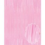 Soft Pembe Püsküllü Kapı Perdesi - Parti, Baby Shower, Cinsiyet Partisi 1X2 M