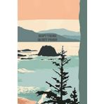 Soft Pines, Quiet Tides: Reflection Journal gift notebook for friends and family