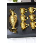 SOFT Safir 8 Parça Zemzem Takımı Hediyelik ve Sunumluk Set - Altın Renk