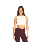 Softandbasic Halter Yaka Biyeli Atlet Bej XL