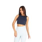 Softandbasic Halter Yaka Biyeli Atlet Lacivert XL