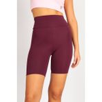 Softandbasic Kadın Bıker Toparlayıcı Premium Kumaş Spor Günlük Rahat Tayt - Bordo