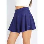 Softandbasic Kadın Bol Kesim Içi Taytlı Cep Detaylı Günlük Tenis Şort Etek - Mor - XL