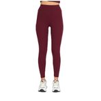 Softandbasic Slım Fit Toparlayıcı ve Esnek Bordo Tayt Bordo M