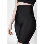 soft&basic Kadın Curve İnterlok Kumaş Yüksek Bel Büyük Beden Toparlayıcı Biker Kısa Şort Tayt