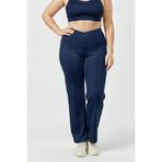 soft&basic Kadın Dalgıc Scuba Kumaş Geniş Paça Battal Büyük Beden Eşofman Altı 2XL-3XL-4XL-5XL-6XL