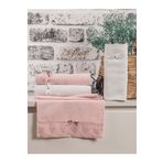 Softest 2 Adet 2 Renk Kurdelalı Güpürlü Mutfak Havlusu 30 x 50 Kadife Mutfak Havlusu Seti