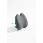 Softlife Ortopedik Visco Lüx Bel Yastığı Ofis Araba Koltuk Yastığı Bel Destek Minderi 39x39x11 cm