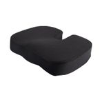 Softlife Visco Foam Ortopedik Cocyx Oturma Minderi Yastığı siyah