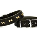 Softlu Dokuma Köpek Boyun Tasması 3 cm x 55 cm Siyah