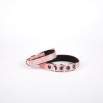 Softlu Köpek Boyun Tasması 1,5 cm x 30 cm Pembe