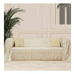 SoftMicro Etnik Desenli Boho 180x300 cm Koltuk Örtüsü Şalı, Kanepe Örtüsü, Tv Battaniyesi Camel
