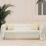 Softmicro Iskandinav Desenli 180X300 cm Koltuk Örtüsü Şalı, Kanepe Örtüsü, Tv Battaniyesi Gri - 180 x 300 cm