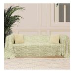 SoftMicro İskandinav Desenli Boho 180x300 cm Koltuk Örtüsü Şalı, Kanepe Örtüsü, Tv Battaniyesi Yeşil