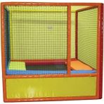 Softplay Trambolin 200X200X200 cm - Renkli