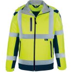 Softshell Reflektörlü Iş Montu Su Geçirmez Ceket Sarı