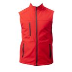 Softshell Yelek Kırmızı KIRMIZI - XL - ÖN-ARKA BASKI