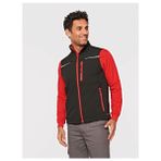Softshell Yelek - Spor Yelek - Siyah - Kırmızı