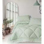 Softwash Çift Kişilik Yorgan Seti Adaçayı 180x200 Lastikli Çarşaf