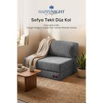 Sofya Tekli Koltuk Düz Kol | Oyun Koltuğu | Sünger Koltuk | Sinema Koltuğu. 90x90 CM (Gri)