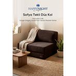 Sofya Tekli Koltuk Düz Kol | Oyun Koltuğu | Sünger Koltuk | Sinema Koltuğu. 90x90 CM (Kahverengi)